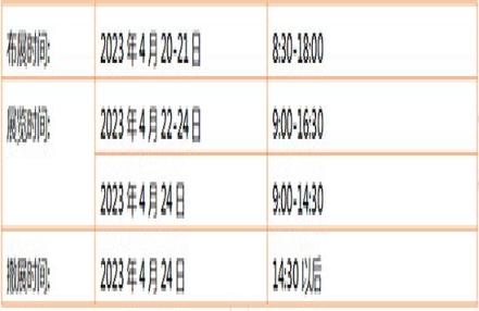 2023年南京食品包装机械展日程安排