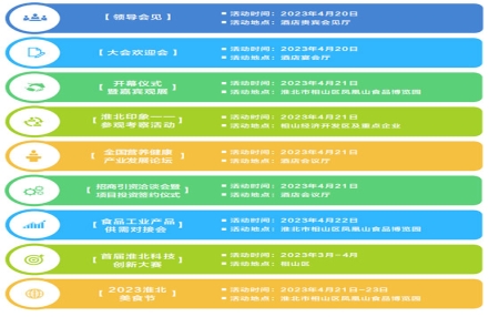 2023淮北食品工业博览会同期活动