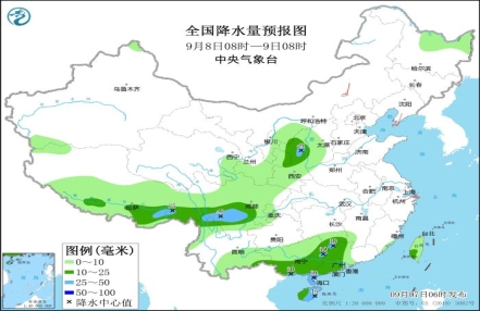 
                    西北西南华南等地将有降雨 四川局地需警惕次生灾害
                